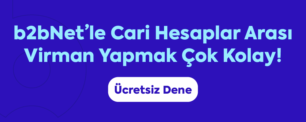 b2bNet ve Virman İşlemleri